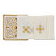 Altar linen set 4 pcs, 100% LINEN gold embroidery Limited Edition s2