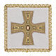 Conjunto altar 4 peças 100% LINHO bordado decorações ouro aplicações Edição Limitada s1