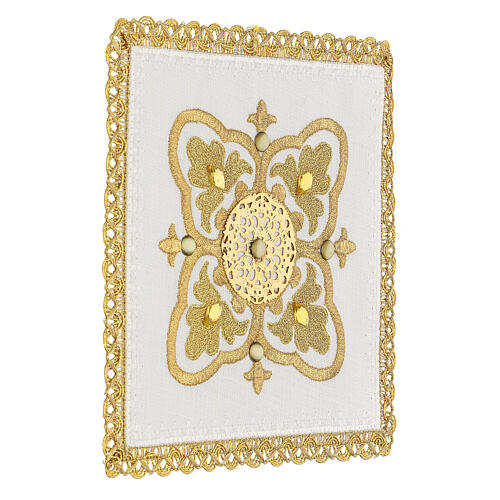 Altar linens, set of 4, 100% LINEN, gold embroidery and decoration, Limited Edition 3