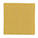 Palla copricalice XP spiga e uva raso e jacquard giallo 15x15 cm s3