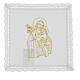 Mass Pall linen and cotton embroidered gold St Joseph s1