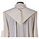 Priest stole in polyester, golden embroidery s3