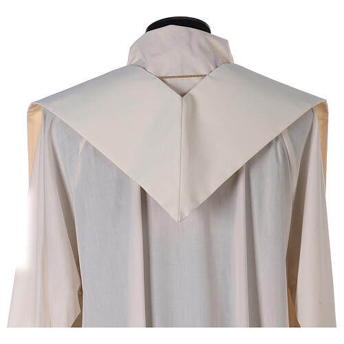 Priest stole in polyester, golden embroidery 3