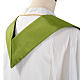 Clergy stole in shantung, cross with rays s6