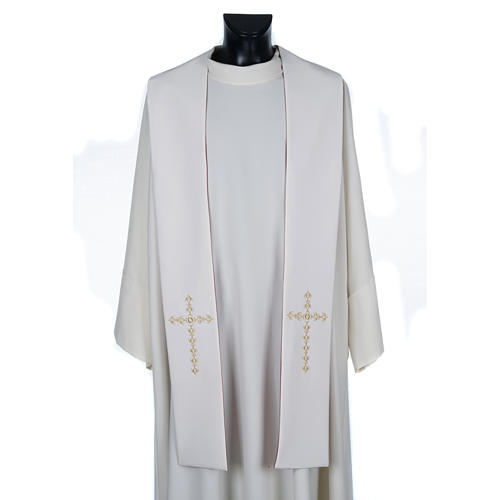 Overlay Clergy Stole with cross 3