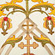 Priest stole with IHS embroidery 4 colours s4
