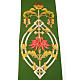 Priest stole with IHS embroidery 4 colours s9