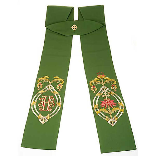 IHS clergy stole, 4 liturgical colors 7