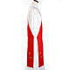 Deacon reversible stole, white red s2