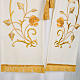 White stole gold flowers s3