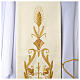 White stole in wool, gold embroideries ancient style s2