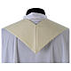 Wool White Clergy Stole with gold embroideries ancient style s4