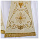 White Clergy Stole in wool, ancient style embroideries s2