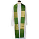 Liturgical stole in wool with golden stripes s1