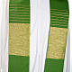 Liturgical stole in wool with golden stripes s5