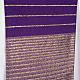 Liturgical stole in wool with golden stripes s6
