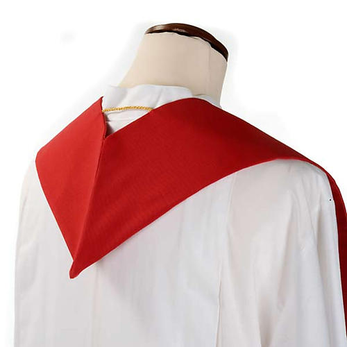 Clerical Stole with golden cross, ear of wheat and grapes 8