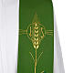Liturgical stole with ear of wheat and fish s3