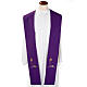 Clergy Stole with ears of wheat and grapes, colored s3