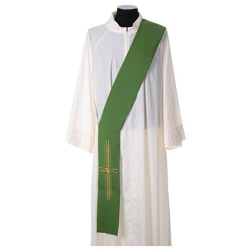 Diaconal stole in polyester with cross 3