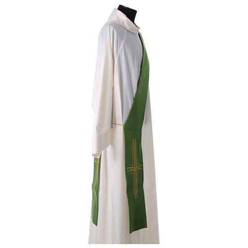 Diaconal stole in polyester with cross 7
