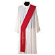 Diaconal stole in polyester with cross s4