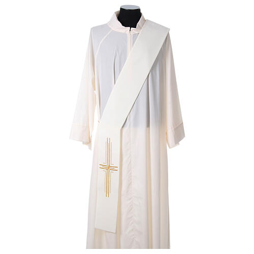 Deacon Stole in polyester with cross 5