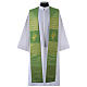 Clergy Stole in pure wool, stylized cross, double twisted yarn s2