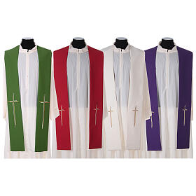 Priesterstola stilisierten Kreuz 100% Polyester