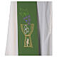 Stole in polyester with chalice and grapes embroidery s2
