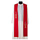 Priest Stole in polyester with chalice and grapes embroidery s5