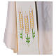 Clergy Stole in 100% polyester with stylised ears of wheat s2