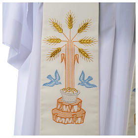 Étoles liturgiques: Étole 100% polyester pain colombes