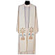 Clergy Stole in 100% polyester with loaves and doves s1