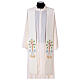 Stole in 100% polyester with baptismal font s1