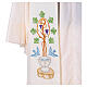 Stole in 100% polyester with baptismal font s2