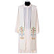 Stole in 100% polyester with baptismal font s3