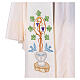 Stole in 100% polyester with baptismal font s4