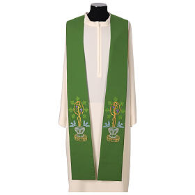 Étole 100% polyester font baptismale