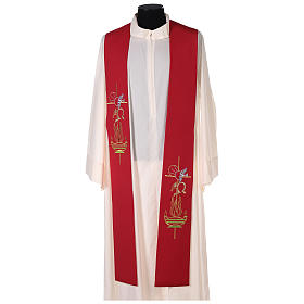 Priesterstolen: Stola mit Laterne und Taube aus Polyester