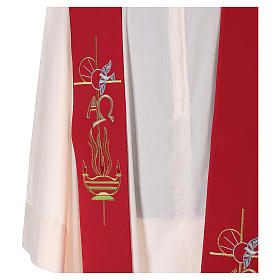 Priesterstolen: Stola mit Laterne und Taube aus Polyester