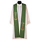 Priest Stole in 100% polyester, lamp and dove s3