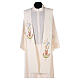 Priest Stole in 100% polyester, lamp and dove s5