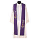 Priest Stole in 100% polyester, lamp and dove s6