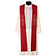 Etole liturgique 100% polyester croix stylisées s1