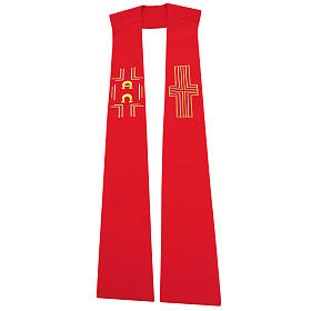 Estolas: Estola 100% poliéster alfa omega y cruz