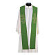 Stole in 100% polyester with cross and candles s2