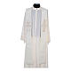 Clergy Stole in 100% polyester with cross and candles s4