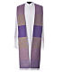 Clergy Stole in 100% pure Tasmanian wool, twisted yarn, stripes s3