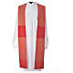 Clergy Stole in 100% pure Tasmanian wool, twisted yarn, stripes s5